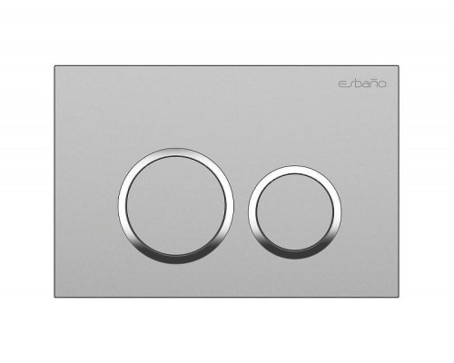 Клавиша смыва Esbano KRG-11GM ESINKRG11GM цвет Оружейная сталь