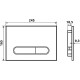 Клавиша смыва Esbano OVL-17MB ESINOVL17MB Черная матовая