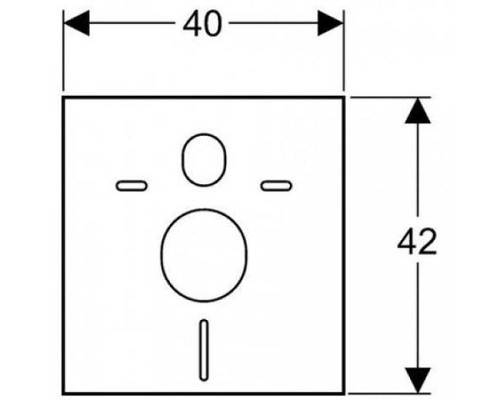 Шумоизоляционный комплект Geberit 156.050.00.1 Белый