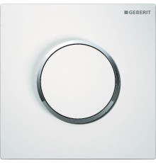Клавиша смыва Geberit HyTouch Sigma 10 116.015.KJ.1 белая/обод глянцевый хром