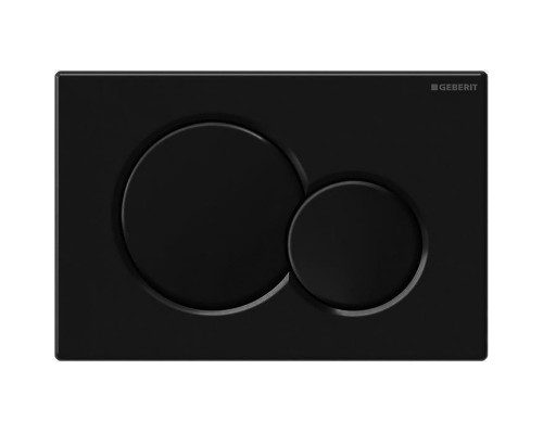 Клавиша смыва Geberit Sigma 01 115.770.DW.5 Черная глянцевая