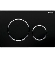 Клавиша смыва Geberit Sigma 20 115.882.KM.1 Черный/хром