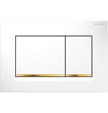 Клавиша смыва Geberit Sigma 30 115.883.KK.1 Белый/золото