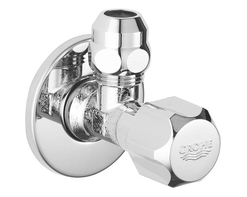 Вентиль запорный Grohe 2201700M угловой 10 шт Хром