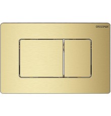 Клавиша смыва Grossman Classic 700.K31.04.32M.32M цвет Золото сатиновое