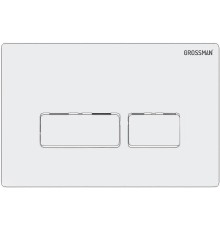 Клавиша смыва Grossman Pragma 700.K31.03.000.000 цвет Белый глянцевый