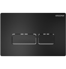 Клавиша смыва Grossman Pragma 700.K31.03.210.210 цвет Черный матовый