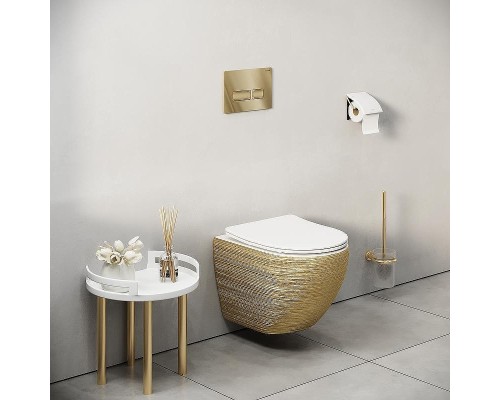 Клавиша смыва Grossman Pragma 700.K31.03.300.300 цвет Золото глянцевое