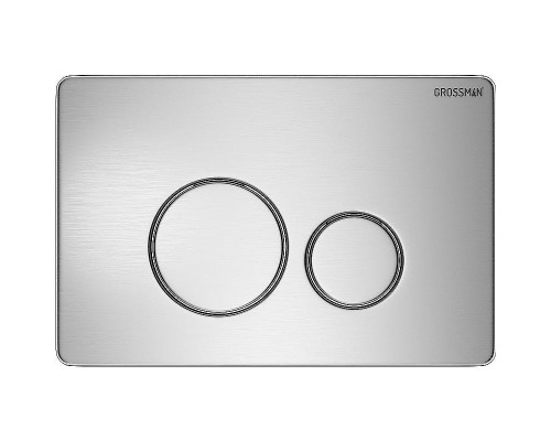 Клавиша смыва Grossman Style 700.K31.05.12M.12M цвет Хром сатиновый