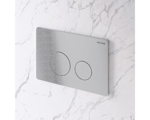 Клавиша смыва Grossman Style 700.K31.05.12M.12M цвет Хром сатиновый