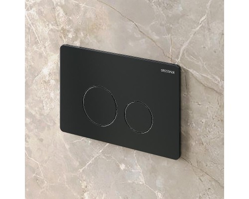 Клавиша смыва Grossman Style 700.K31.05.21M.21M цвет Черный матовый