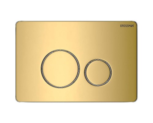 Клавиша смыва Grossman Style 700.K31.05.30M.30M цвет Золото глянцевое
