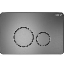 Клавиша смыва Grossman Style 700.K31.05.42M.42M цвет Графит сатиновый