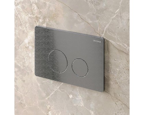 Клавиша смыва Grossman Style 700.K31.05.42M.42M цвет Графит сатиновый