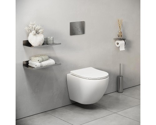 Клавиша смыва Grossman Style 700.K31.05.42M.42M цвет Графит сатиновый