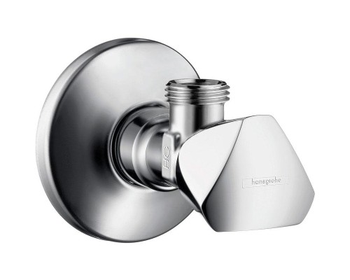 Запорный вентиль Hansgrohe E 13902000 угловой Хром