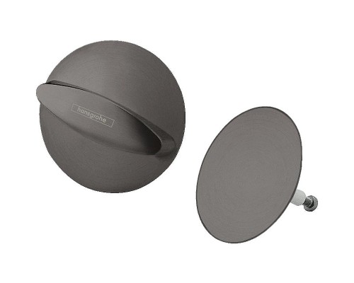 Накладки для слив-перелива Hansgrohe Flexaplus 58185340 Шлифованный черный хром