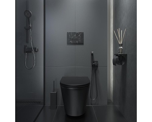 Клавиша смыва Iddis On-X ONX01B0i77 Черный мрамор