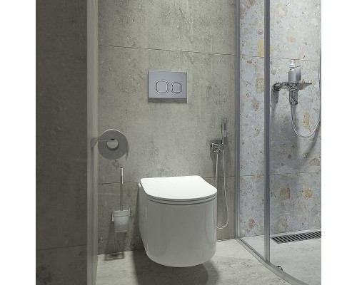 Клавиша смыва Iddis Unifix UNI04CHi77 Хром матовый