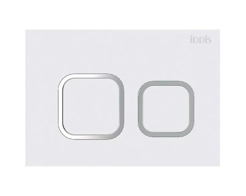 Клавиша смыва Iddis Unifix UNI40MWI77 Белый хром