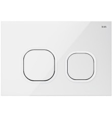 Клавиша смыва Iddis Uniglass UNG01GWi77 Белая