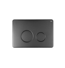 Клавиша смыва Iddis Unisteel UNSR2GMi77 цвет Графит матовый