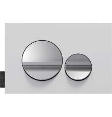 Клавиша смыва Jacob Delafon E20859-CP-MWH Хром глянцевый Белая матовая