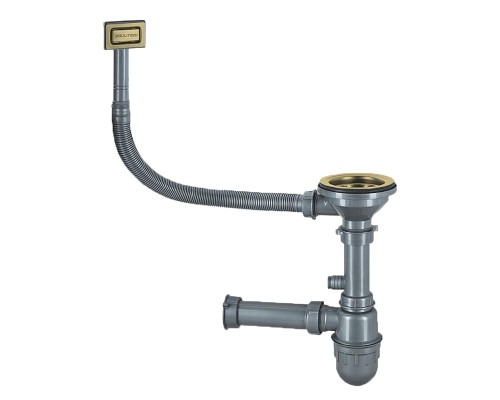 Сифон Paulmark KONZ PM2022-BG цвет Брашированное золото