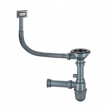 Сифон Paulmark KONZ PM2022-GM цвет Вороненая сталь