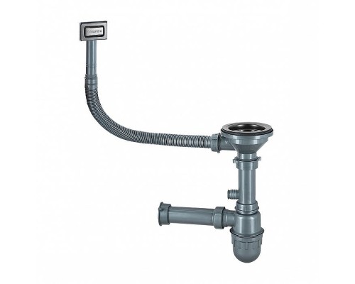 Сифон Paulmark KONZ PM2022-GM цвет Вороненая сталь