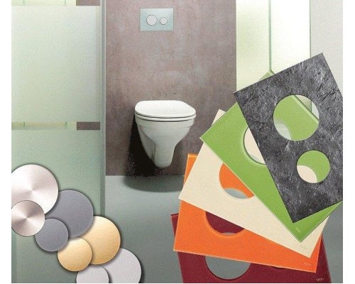 Клавиша смыва Tece Loop Modular 9240666 для унитаза без лицевой панели Хром глянцевый