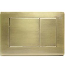 Клавиша смыва Tece Planus 9240366 для унитаза Состаренная латунь