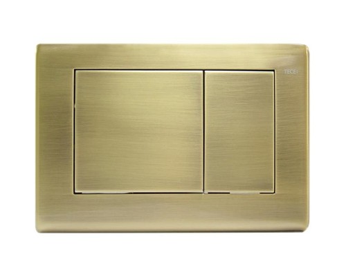 Клавиша смыва Tece Planus 9240366 для унитаза Состаренная латунь