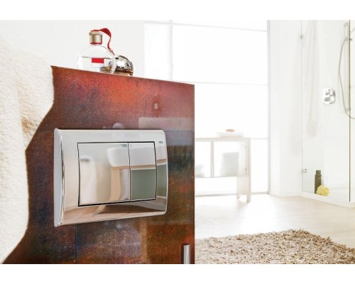 Клавиша смыва Tece Planus 9240310 для унитаза Нержавеющая сталь Сатин