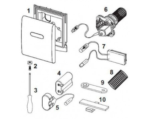 Клавиша смыва Tece Planus 9820085 для писсуара Нержавеющая сталь Сатин