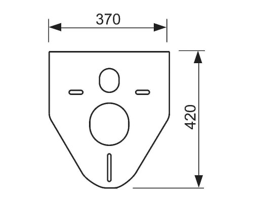 Шумоизоляционная панель Tece Profil 9200010 Белая