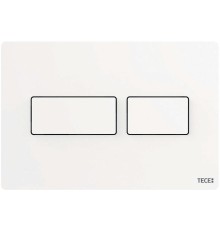 Клавиша смыва Tece Solid 9240433 для унитаза Белая матовая
