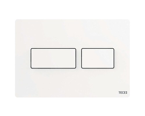 Клавиша смыва Tece Solid 9240433 для унитаза Белая матовая