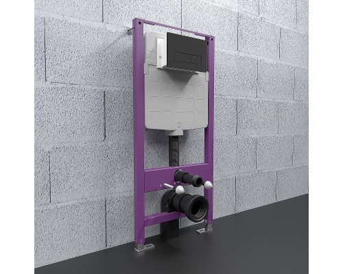 Клавиша смыва Triton Pro EVO/B Щ0000065110 Черная матовая