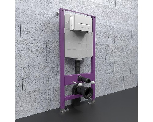 Клавиша смыва Triton Pro EVO/W Щ0000065111 Белая глянцевая