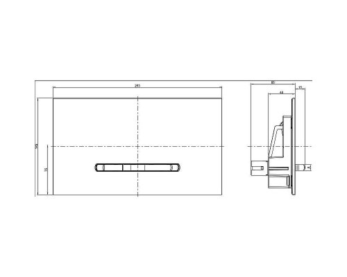 Клавиша смыва Villeroy&Boch ViConnect 92218068 Белая