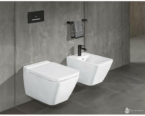 Клавиша смыва Villeroy&Boch ViConnect 922169AN Черная матовая