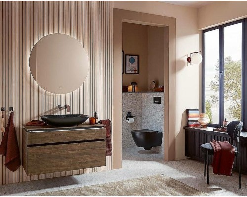 Клавиша смыва Villeroy&Boch ViConnect 922169AN Черная матовая