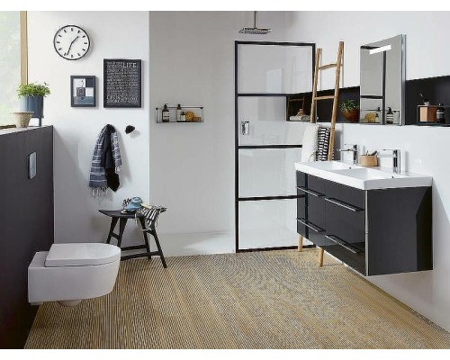 Клавиша смыва Villeroy&Boch ViConnect 922400RA Серая глянцевая стекло