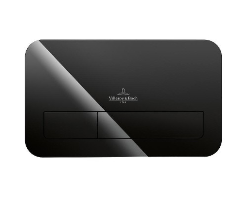Клавиша смыва Villeroy&Boch ViConnect 922400RB Черная глянцевая