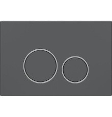 Клавиша смыва Vincea VFP-005GM Вороненая сталь