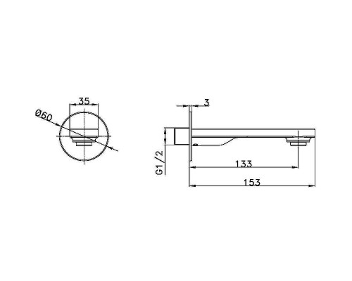 Излив для смесителя Vincea VSWS-11GM Вороненая сталь
