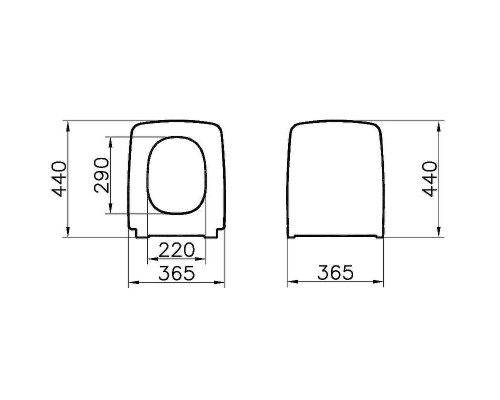 Сиденье для унитаза Vitra Metropole 122-003-009 с Микролифтом