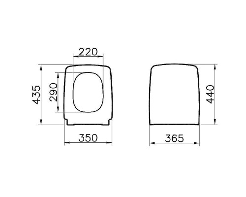 Сиденье для унитаза Vitra Metropole 90-003-009 с Микролифтом