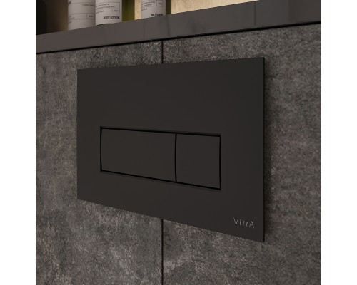 Клавиша смыва Vitra Root Square 740-2311 Черная матовая